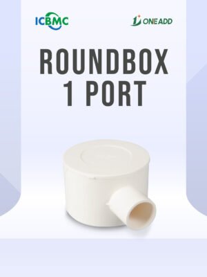 One Add Round Box 1 Port