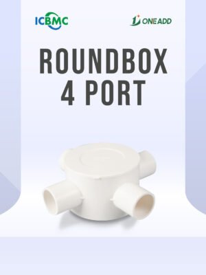 One Add Round Box 4 Port