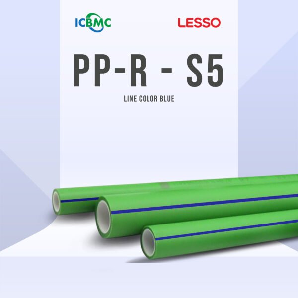 Lesso Pipa PP-R Line Color Blue S5 (pn 10&12,5) Pipa Air dingin