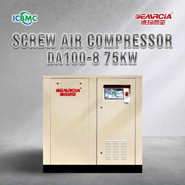 Screw Air Compressor Demrcia 100HP DA100-8 75KW